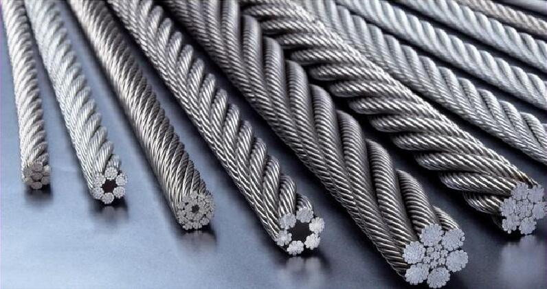 多种规格钢丝绳图